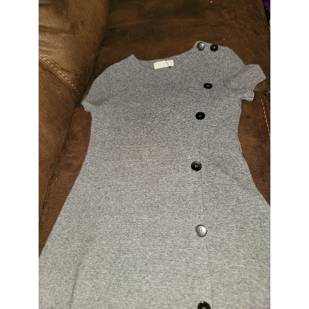Zara kids grey ribbed dress size 13 14